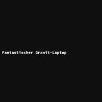 Fantastischer Granit-Laptop
