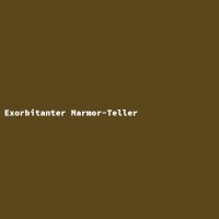 Exorbitanter Marmor-Teller