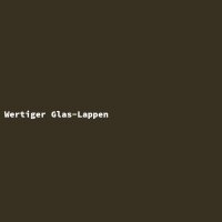 Wertiger Glas-Lappen