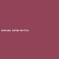 Schicke Seide-Brille