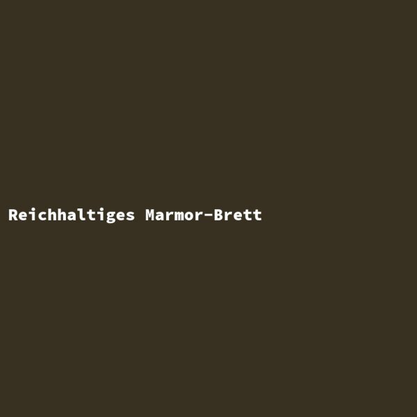 Reichhaltiges Marmor-Brett