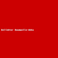 Beliebter Baumwolle-Akku