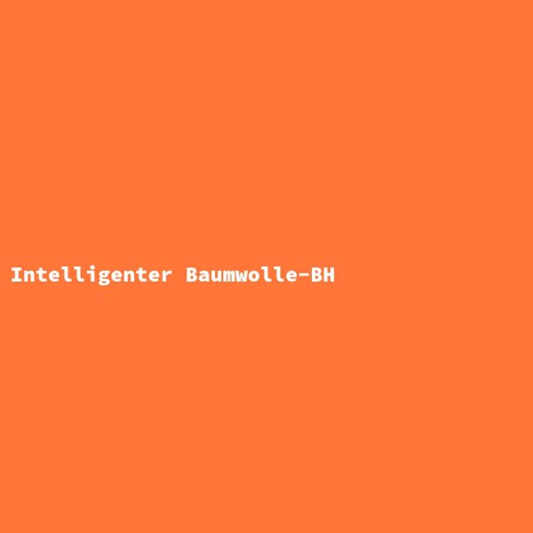 Intelligenter Baumwolle-BH
